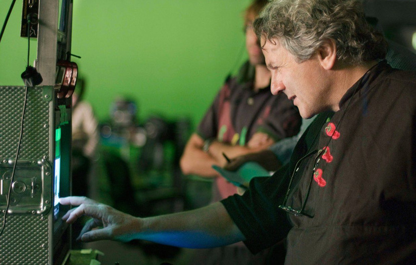 George Miller sur le tournage de Happy Feet en 2006 © Warner Bros. Entertainment Inc.