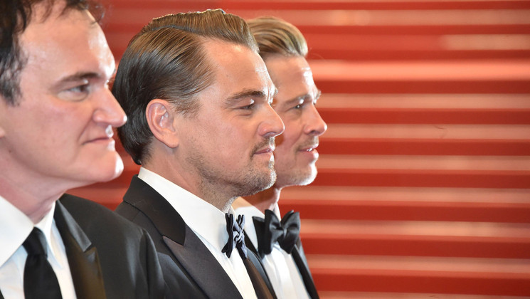 « La cinéphile trinité » : Quentin Tarantino, Leonardo DiCaprio, Brad Pitt © Anatoli Zhdanov