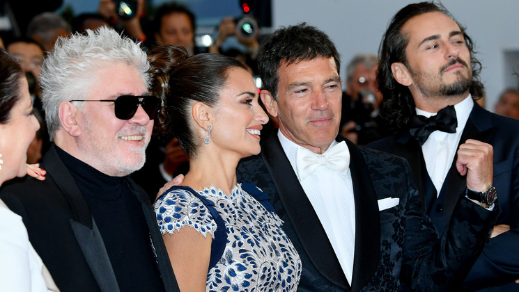Pedro Almodóvar, Penélope Cruz, Antonio Banderas, Asier Etxeandia - Dolor y Gloria (Pain and Glory) © Dominique Charriau / Getty Images