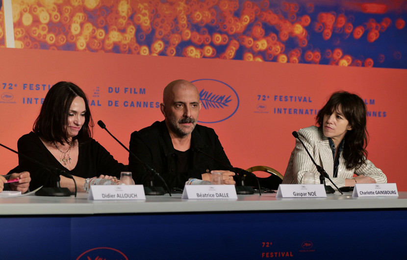 Team of the movie Lux Aeterna by Gaspar Noé © Gaetan Soerensen / FDC