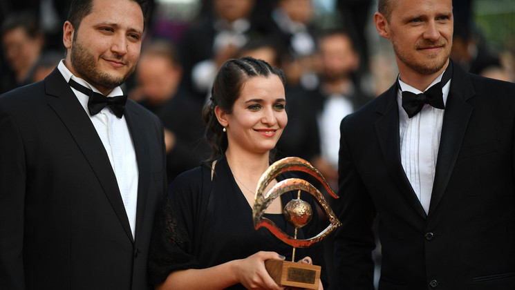 Hamza Al-Kateab, Waad Al-Kateab, Edward Watts - For Sama © Loic Venance / AFP