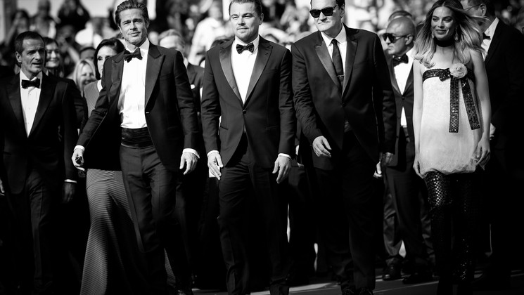Brad Pitt, Leonardo  DiCaprio, Quentin Tarantino, Margot Robbie - Once Upon a Time... in Hollywood © Andreas Rentz / Getty Images
