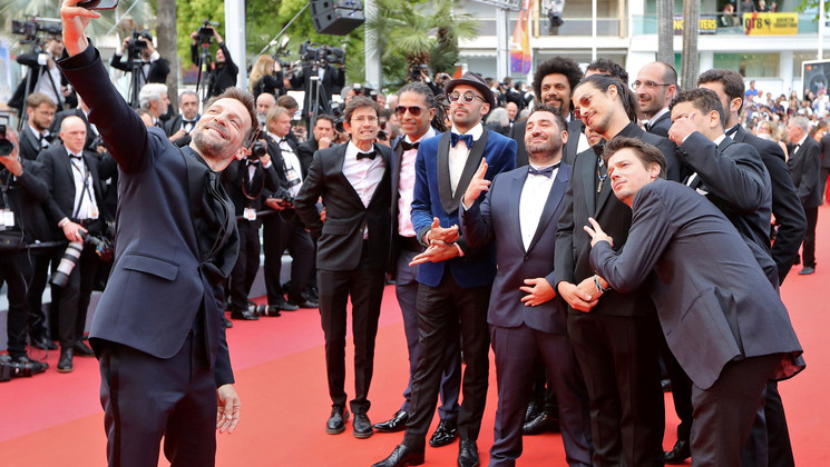 Matthieu Kassovitz and Collectif Kourtajmé © Valery Hache / AFP