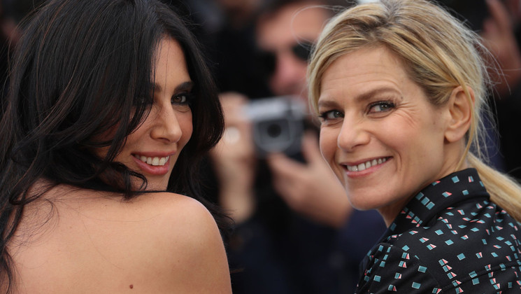 Nadine Labaki, Marina Foïs - Members of the Un Certain Regard jury © Valery Hache / AFP