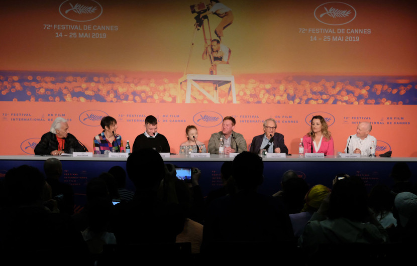 L'équipe de Sorry We Missed You de Ken Loach © Mathilde Petit / FDC