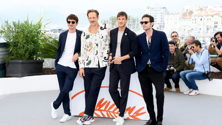 Niels Schneider, Paul Hamy, Gaspard Ulliel, Arthur Harari - Sibyl © Gareth Cattermole - Getty Images