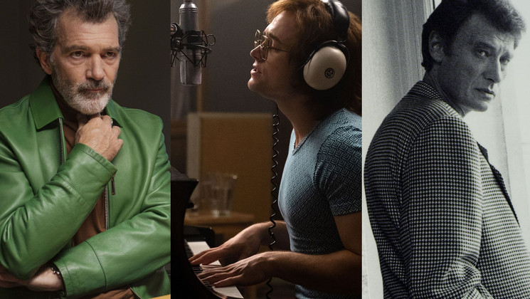Images des films : Dolor y Gloria - Rocketman - Les Silences de Johnny © DR