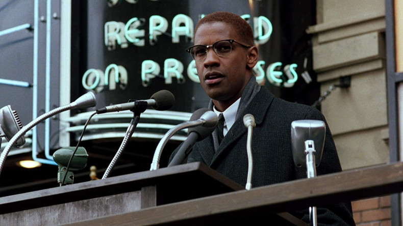 Denzel Washington in "Malcom X"