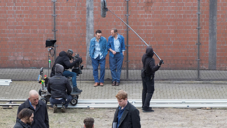 Photo on location for the film  GROSSE FREIHEIT (GREAT FREEDOM) by Sebastian MEISE