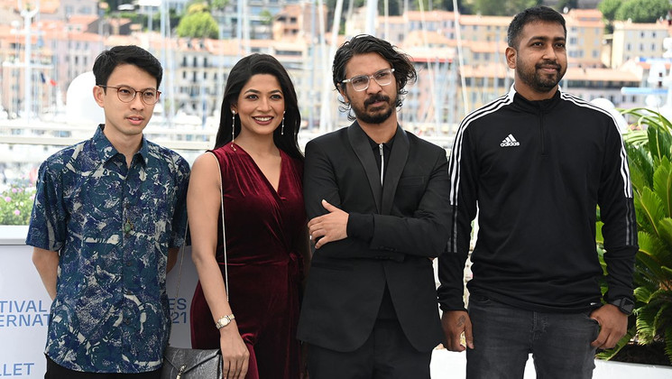 Jeremy Chua, Azmeri Haque Badhon, Abdullah Mohammad Saad et Ehsanul Haque Babu - Rehana Maryam Noor © Christophe Simon / AFP