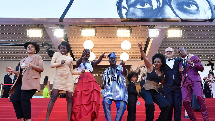 Team of the movie Freda © John Macdougall / AFP