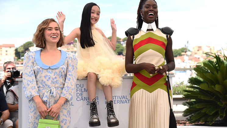 Haley Lu Richardson, Malea Emma Tjandrawidjaja et Jodie Turner-Smith - After Yang © Dominique Charriau / Getty Images