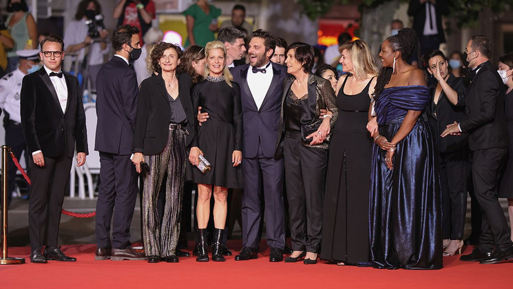 Elisabeth Perez, Marina Foïs, Pio Marmaï, Catherine Corsini, Valeria Bruni Tedeschi et Aissatou Diallo Sagna - La fracture © Andreas Rentz / Getty Images