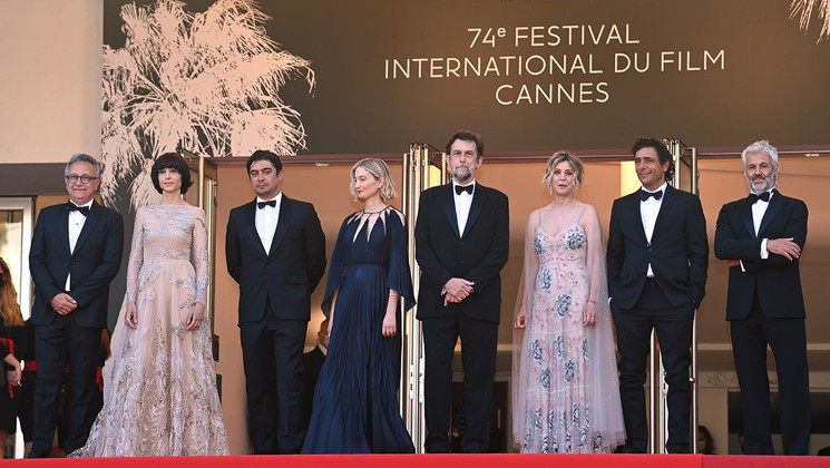 Paolo Del Brocco, Elena Lietti, Riccardo Scamarcio, Alba Rohrwacher, Nanni Moretti, Margherita Buy, Adriano Giannini et Domenico Procacci - Tre piani (Three floors) © Pascal Le Segretain / Getty Images
