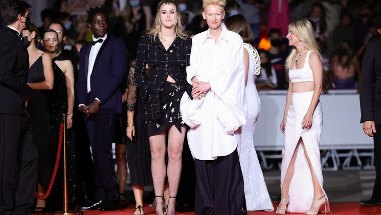 Tilda Swinton et Honor Swinton Byrnec © Andreas Rentz / Getty Images