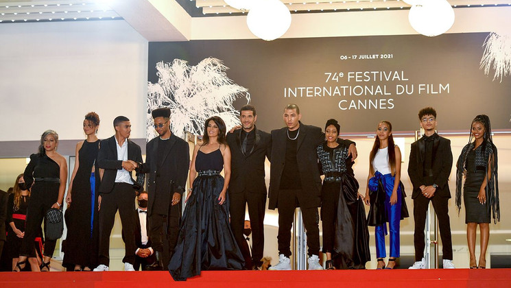 Équipe du film Haut et fort © Dominique Charriau / Getty Images