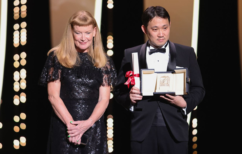 Andrea Arnold et Ryusuke Hamaguchi - Drive my car, Prix du scénario © Andreas Rentz / Getty Images