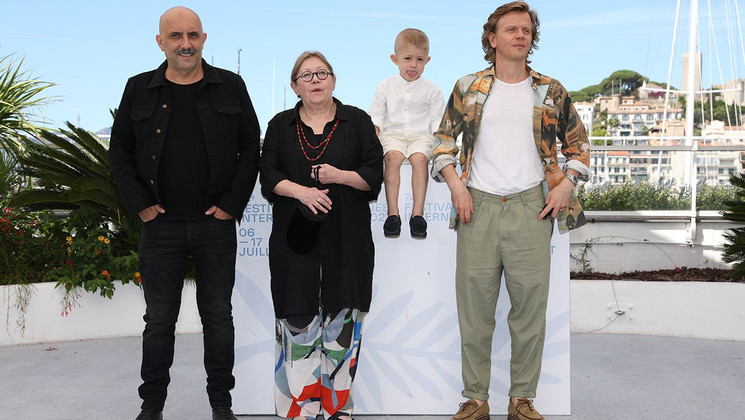 Gaspar Noé, Françoise Lebrun, Kylian Dheret and Alex Lutz - Vortex © Jean-Louis Hupe / FDC