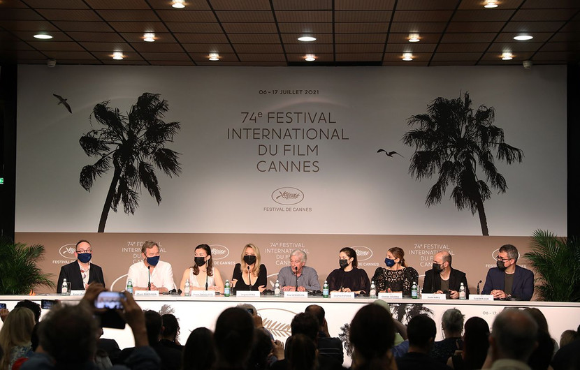 Team of the movie Benedetta © Mathilde Gardel / FDC