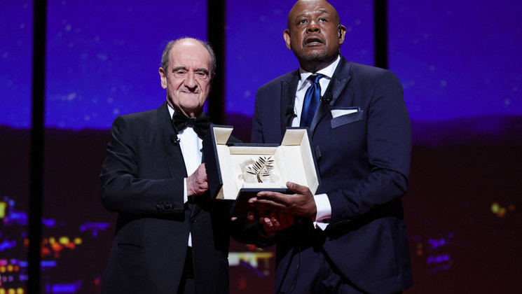 Pierre Lescure et Forest Whitaker - Cérémonie d'Ouverture © Valery Hache / AFP