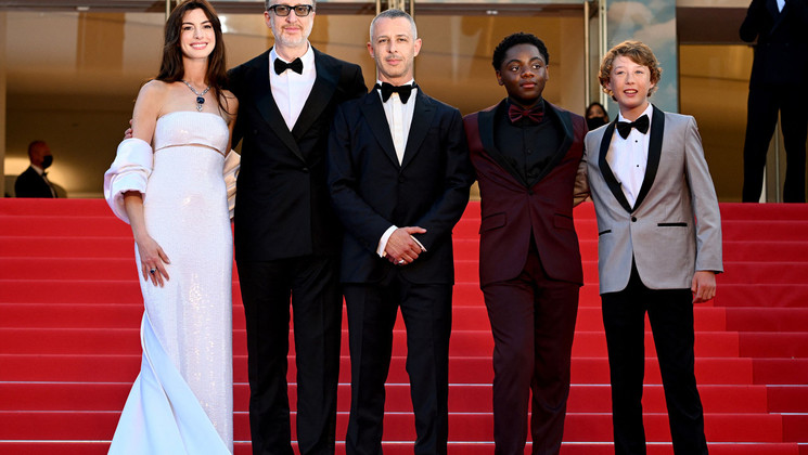 Équipe du film - Montée des marches Armageddon Time © Christophe Simon / AFP