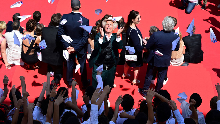 Red carpet entrance of Le Petit Nicolas - Qu'est-ce qu'on attend pour être heureux ? © Antonin Thuillier / AFP