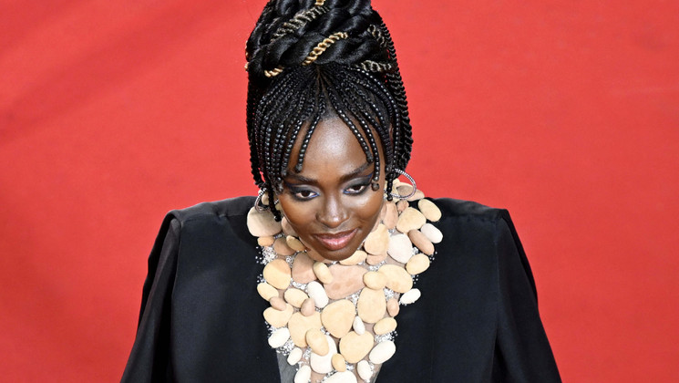 Aïssa Maïga - Red Carpet Entrance of Stars at noon © Anthonin Thuillier / AFP