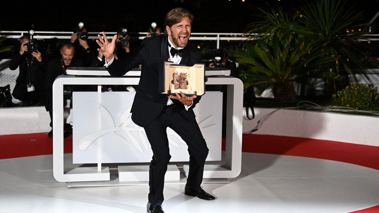 Ruben Östlund - Lauréat de la Palme d'or pour TRIANGLE OF SADNESS (SANS FILTRE) © Patricia de Melo Moreira / AFP