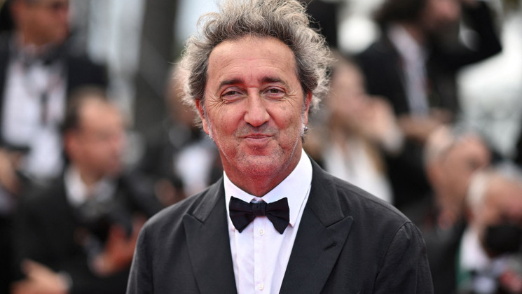 Paolo Sorrentino - Montée des marches de la soirée du 75e anniversaire du Festival de Cannes © Loïc Venance / AFP