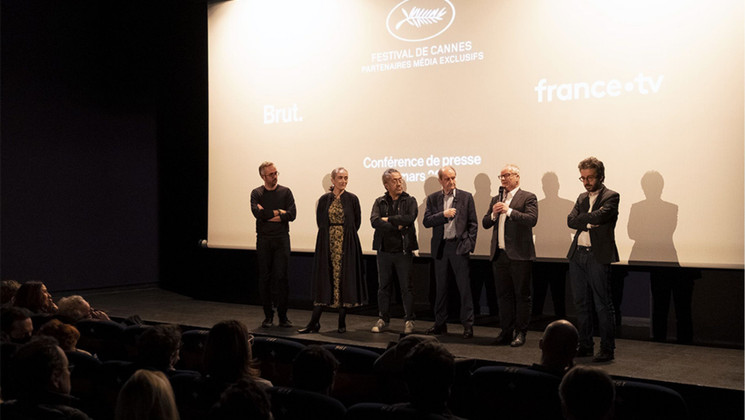 France Télévisions and Brut., the Festival de Cannes' new media partners © Mathilde Petit / Festival de Cannes