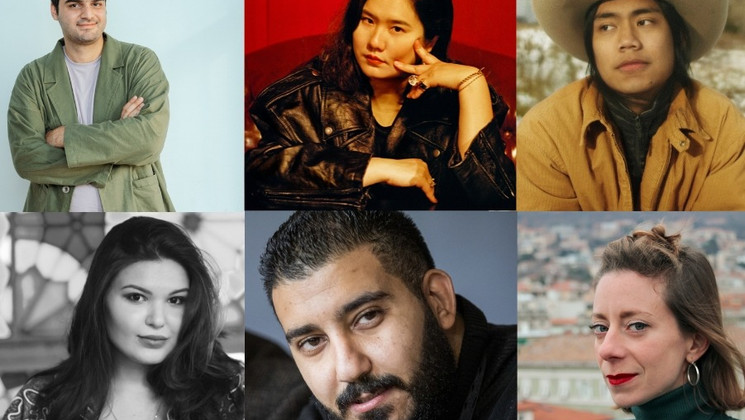 Les réalisateurs et réalisatrices de la 45e session de la Résidence du Festival de Cannes.   © Mohammadreza Mayghani ©Mohammad Keshvari – Tang Yi ©Boyang Hu - Don Josephus Raphael Eblahan ©Hannah Schierbeek  - Diana Mashanova ©DR - Morad Mostafa ©Camille Dampierre - Laura Samani ©Margherita Panizon 
