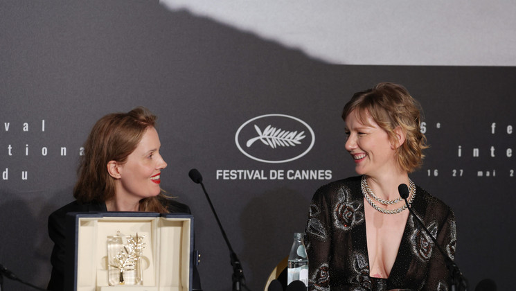 Justine Triet & Sandra Hülle © Victor Boyko / Getty Images