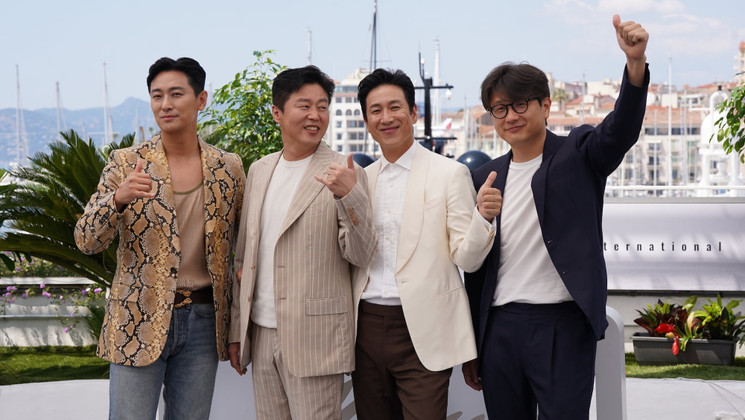 Ju Ji-hun, Kim Hee-won, Lee Sun-kyun, Kim Tae-gon (PROJECT SILENCE) - Photocall © Amandine Goetz / FDC