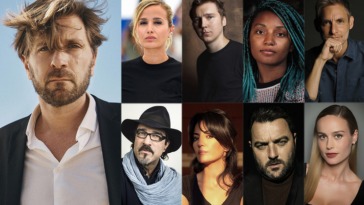 Jury Longs Métrages 2023 © Ruben Östlund © Julien Lienard / Getty Images - Julia Ducournau © Stephane Cardinale – Corbis / Getty Images  - Damián Szifron © Gabriel Machado - Rungano Nyoni © Gabriel Gauchet - Paul Dano © Jay L. Clendenin / Getty Images - Atiq Rahimi © Frédéric Stucin - Maryam Touzani © Lorenzo Salemi - Denis Ménochet © Sabine Villiard - Brie Larson © Randy Holmes / Getty Images