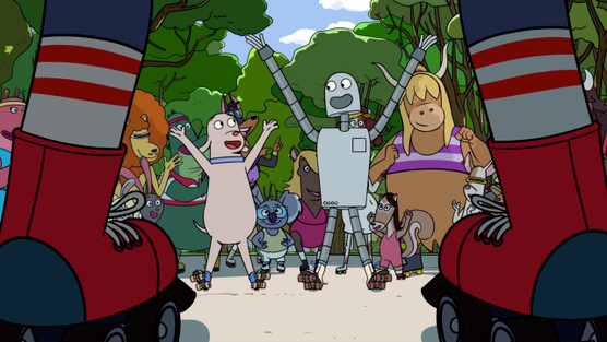 MON AMI ROBOT  © 2023 Arcadia Motion Pictures, Lokiz Films, Noodles Production, Les Films du Worso