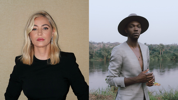 Emmanuelle Béart et Baloji co-présidents de la Caméra d'or du 77e Festival de Cannes © Emmanuelle Béart : Harold James / Baloji : Kristin Lee Moolman