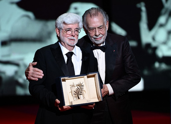 George Lucas – Palme d’or d’honneur, remise par Francis Ford Coppola