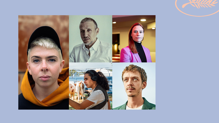 ©  From left to right: Molly Manning Walker © DR / Roberto Minervini © Olga Prudka / Vanja Kaludjercic © Anne Reitsma / Louise Courvoisier © Laurent Le Crabe / Nahuel Pérez Biscayart © DR
