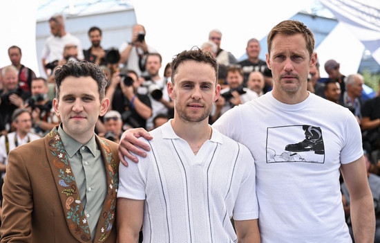 Harry Melling, Harry Lighton & Alexander Skarsgard – PILLION Photocall