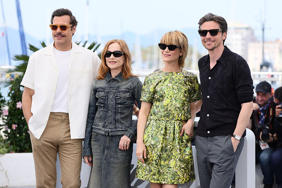 Laurent Lafitte, Isabelle Huppert, Marina Foïs & Raphaël Personnaz – Photocall LA FEMME LA PLUS RICHE DU MONDE