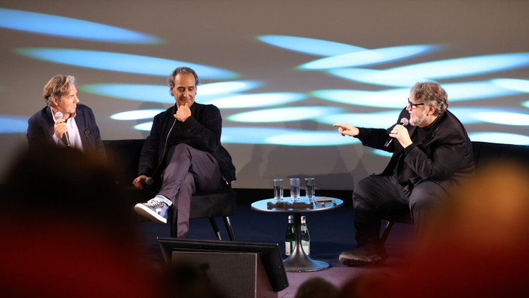 Music lesson by Guillermo Del Toro & Alexandre Desplat © Amélie Canon / FDC