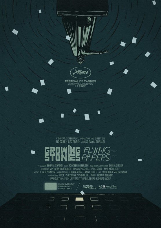 GROWING STONES, FLYING PAPERS © Roozbeh Gezerseh