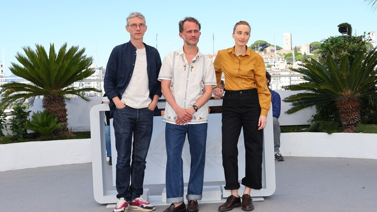 Notre Salut, Swann Arlaud, Emmanuel Marre, Sandrine Blancke, Photocall © Joachim Tournebize / FDC