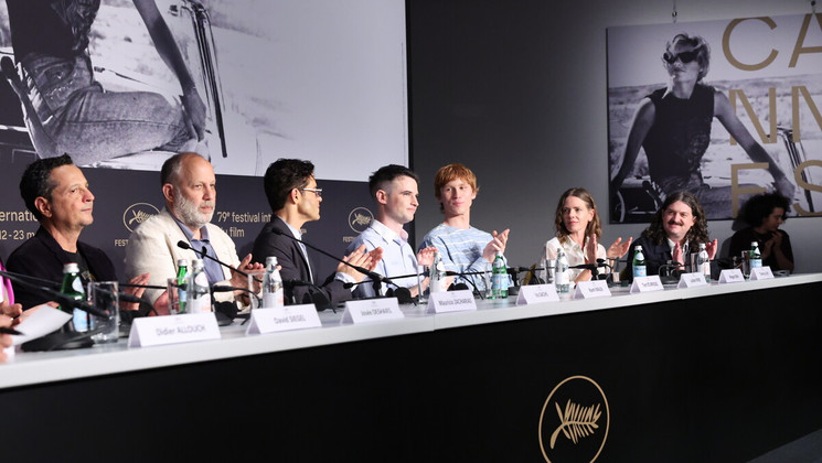 Ira Sachs Rami Malek Tom Sturridge Luther Ford Maurice Zacharias Tommy Love Josee Deshales David Siegel Megan Gray The man I love conference de presse