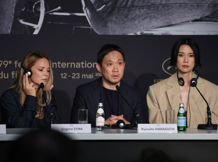 Virginie Efira Ryusuke Hamaguchi Tao Okamoto Soudain conference de presse
