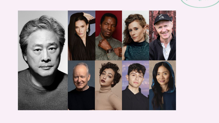 Park Chan-wook © Lee Seung-hee / Demi Moore © Thomas Whiteside / Isaach De Bankolé © Larry Busacca / Laura Wandel © Thomas Laisné / Paul Laverty © Joss Barratt / Stellan Skarsgård © NEON / Ruth Negga © Justin Coit / Diego Céspedes © Tom Chenette /  Chloé Zhao © Christian Tierney 