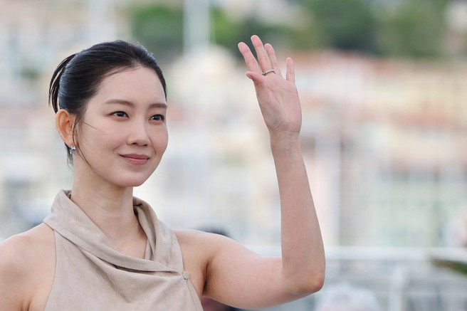 Gun-che (Colony), Shin Hyun-been, Photocall © Thibaud MORITZ / AFP