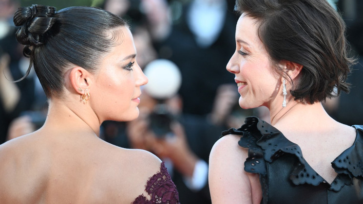 Garance, Adèle Exarchopoulos, Sara Giraudeau, Montée des marches © Olivier CHASSIGNOLE / AFP