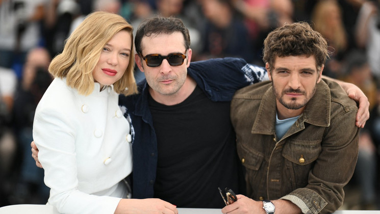 The Unknown, Léa Seydoux, Arthur Harari, Niels Schneider, Photocall © Olivier CHASSIGNOLE / AFP