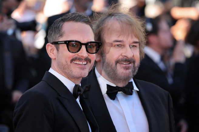 Elijah Wood, Peter Jackson, Red carpet of the Opening Ceremony of the 79th Festival de Cannes © Thibaud MORITZ / AFP